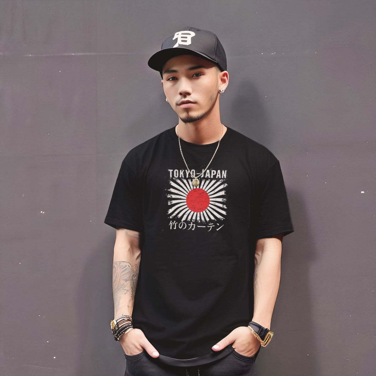 japan urban city tee